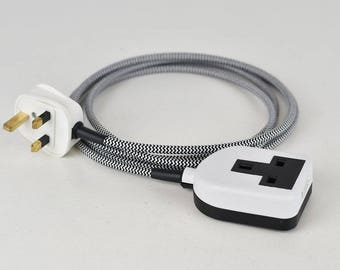 Trailing Socket Extension Lead | Brilliant White