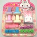 20pcs Stamp set Diary Planner stamps Kawaii with Ink pads
