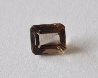 Smokey Quartz Emerald Cut Gemstone for Setting
