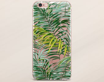 iPhone 7 Case Transparent Case Samsung Galaxy S8 Plus Tropical Case iPhone 5s Case Leaf Cover for Samsung Galaxy S8 Case for Samsung Note 4