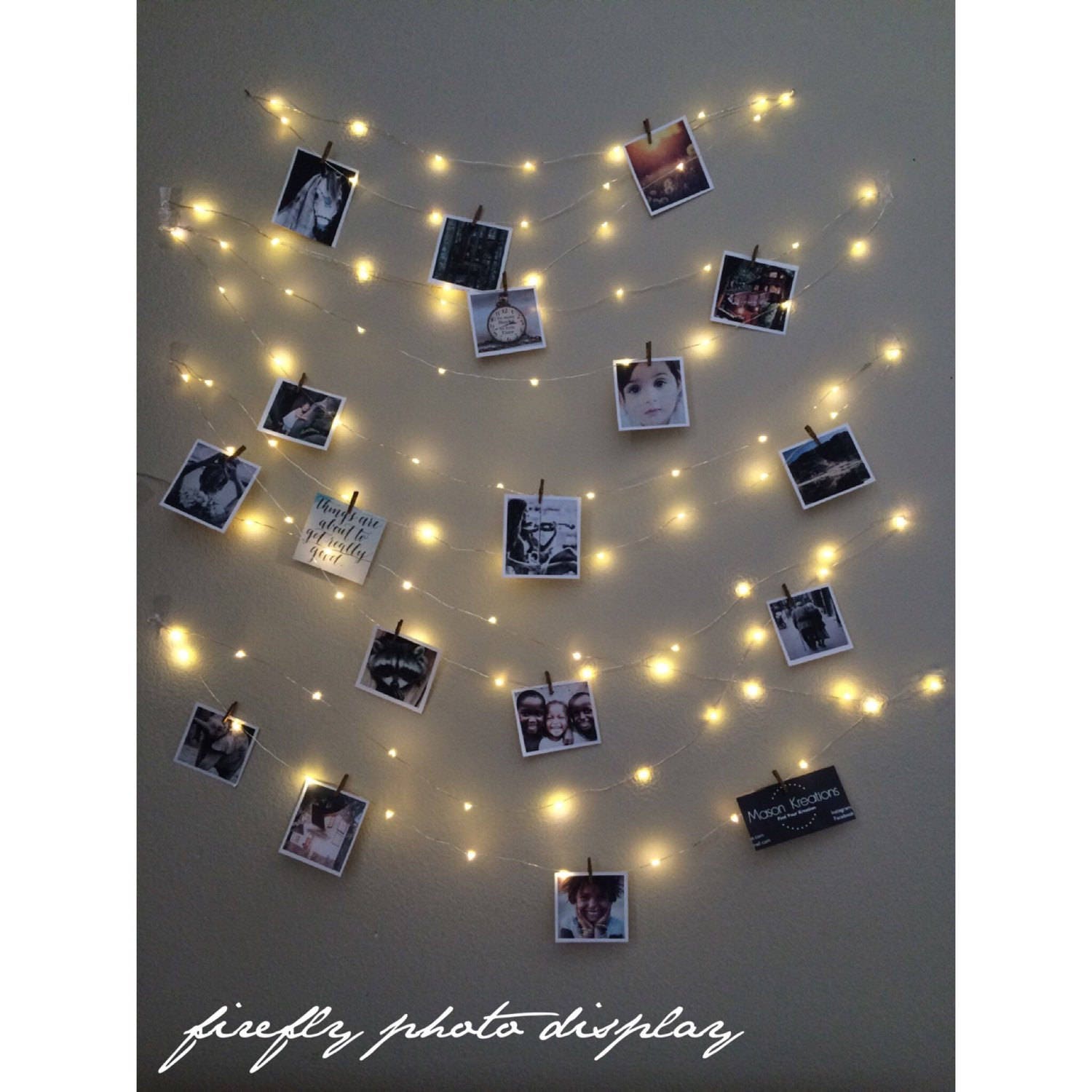 Fairy Lights Photo Display Picture Frame Hanging Lights