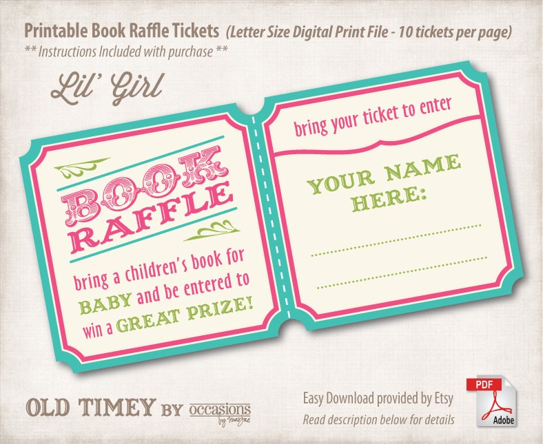 book of raffle tickets