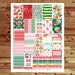 Watermelon Watercolor Weekly Printable Planner Stickers Happy