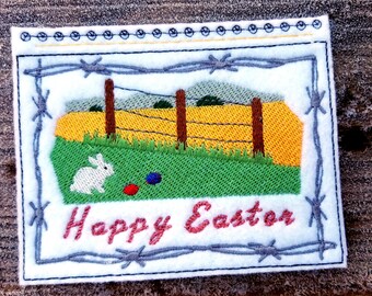 Embroidery Greeting Cards by DiElobi – Easter #4