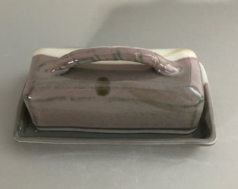 Covered Butter Dish with Handle