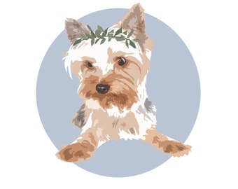 Custom Pet Portrait - Graphic Design