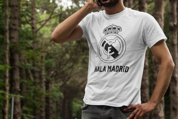 Real Madrid Hala Madrid T-Shirts S-4XL Anbd Long Sleeve Available Customizable LA LIGA