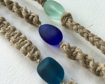 Custom Sea Glass Pebble Choker