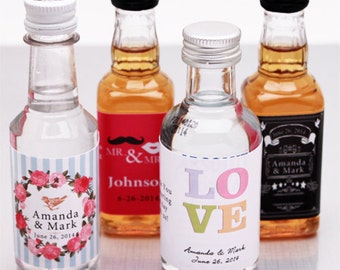 25 pcs Personalized Mini Liquor Bottle Stickers (PPD-JM399499)