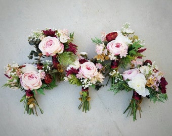 Bridesmaid Bouquet, Wedding Bouquet, Silk Flower Bouquet, Wedding Flowers, Bouquet, Flower Bouquet