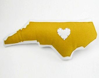Customizable North Carolina State Pillow