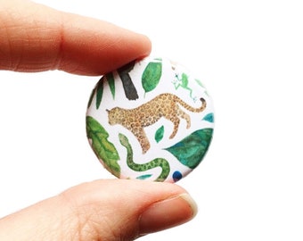 Tropical button badge!