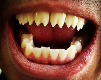 Piranha Vampire Fangs Hand Crafted to Fit Your Teeth