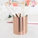 Rose Gold Pen Holder, Pencil Holder, Pen Cup, Pencil Cup