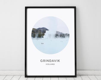 Iceland Print, Printable Art, Wall Art Print, Travel Poster, Home Decor, Photography Print, Instant Download, Blue Lagoon Print