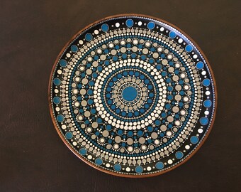 Blue Mandala Platter E3