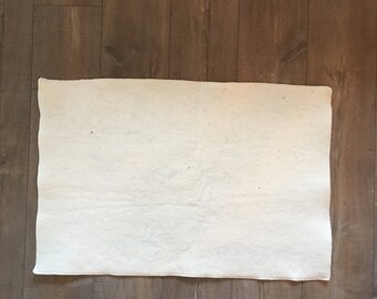 Organic Wool Puddle Pad - 15" x 20"