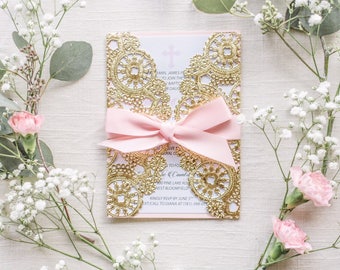 girl baptism invitations