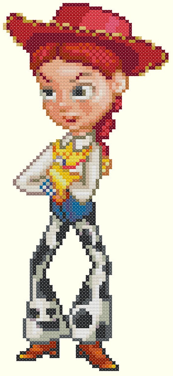 cross stitch toy story