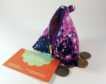 Coin Purse, Galaxy Coin Purse, Teachers Gift, Little Pouch.