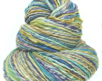 Handspun Yarn handdyed merino wool and soyilk