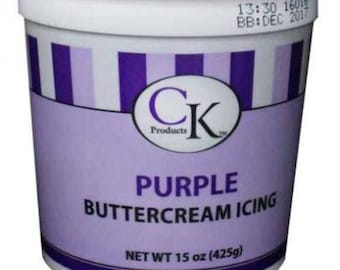 Purple Buttercream Icing - CK Products - 15 oz