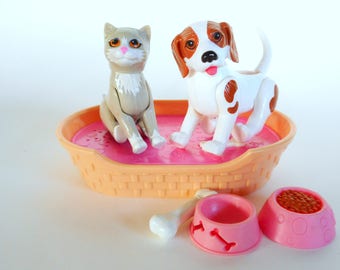 Vintage Barbie Pet Doctor Pets Dog and Cat 1996 Mattel Retro 90s Toy