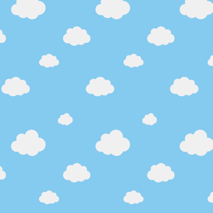 Clouds stencil sky stencil kids bedroom décor painting