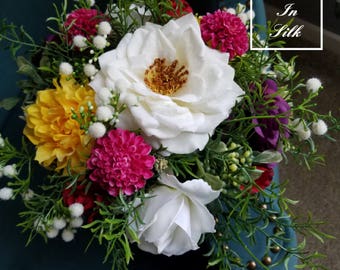 Elegant Bohemian Bouquet, Bridal Bouquet, Garden Bouquet, Boho Bouquet, Rustic