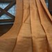 VALENTINE sale 30%OFF Orange Mulberry Tussar Handloom Silk Fabric Dress Costume Apparel Wedding Fabric Pure Indian Silk Fabric By Yard