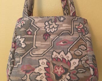 Beth#1751, Large Knitting Bag, Large Project Tote, Expanding Knitting Bag, Crochet Bag, Yarn Bag, Yarn Tote, Knitting Project Bag, Knitting
