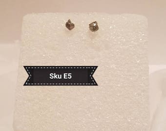 Sku E5 - Pyrite in the rough Earrings