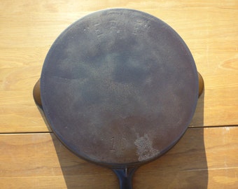 Erie #10 Cast Iron Skillet, First Series 1880-1886
