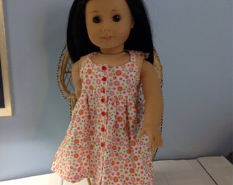 18" American girl halter dress with FREE shipping.