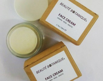 FACE CREAM, Organic Face Cream, Natural Face Cream, Face Moisturizer, Anti Aging Face Cream with Botanical Extracts, Organic Skincare, 1.7oz