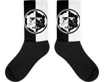 B&W Trooper Logo Socks