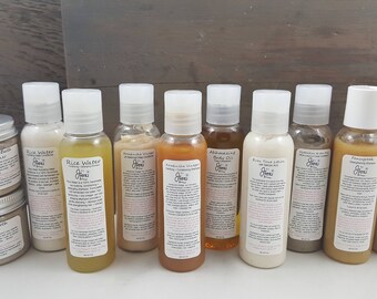 Product Minis,travel size products,sample size products,sample shampoo, sample conditioner,sample hair products, mini products, samples