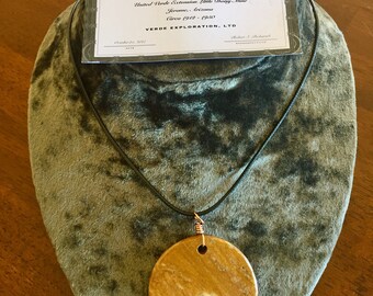 Authentic Jerome, AZ Core Sample Pendant