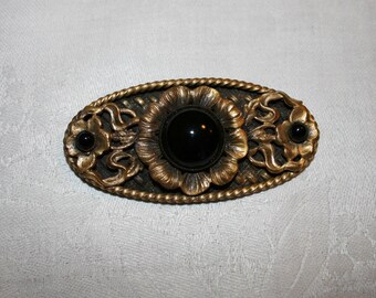Floral Art Nouveau Brooch