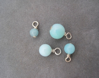 Blue Opal Eggs - Peruvian Opal - Replacement - Uncommon Goods - Nest Egg Necklace