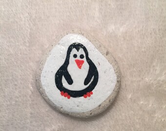 Penguin Sea Stone Refrigerator Magnet