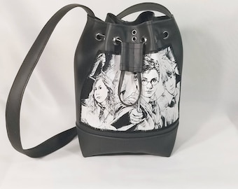 Mini Harry Potter bucket bag, Bucket Bag, Beach Bag, Boho Bag, Resort Tote, Hobo Tote, Casual Bag, Purse