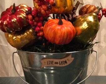 Live and Grow Fall Arrangement