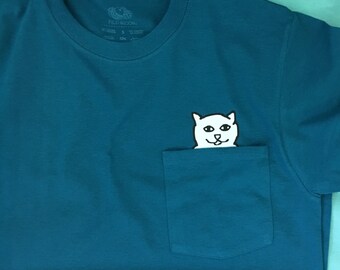Cat Middle Finger/Dog Middle Finger Pocket TShirt