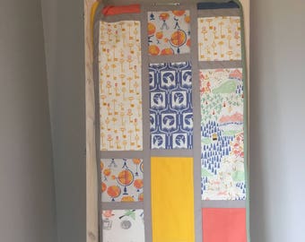 Modern baby quilt