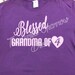 Blessed Grandma, Grandmama, Mimi, Nana, personalized custom, grandchildren, personalized t-shirt, Mothers Day, all occasion, grandmama shirt