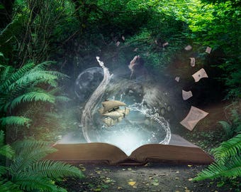 Old Books and 12 Magical Overlays