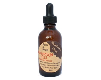 Maracuja Oil - Passion Fruit Oil - 100% pure, organic, cold pressed, unrefined, wild harvested, skin and hair care, oily skin