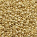 8/0 TOHO SEED BEADS - Permanent Finish Galvanized Gold - #PF557 - 10 Grams