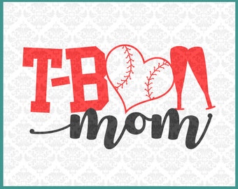 Download T ball mom | Etsy